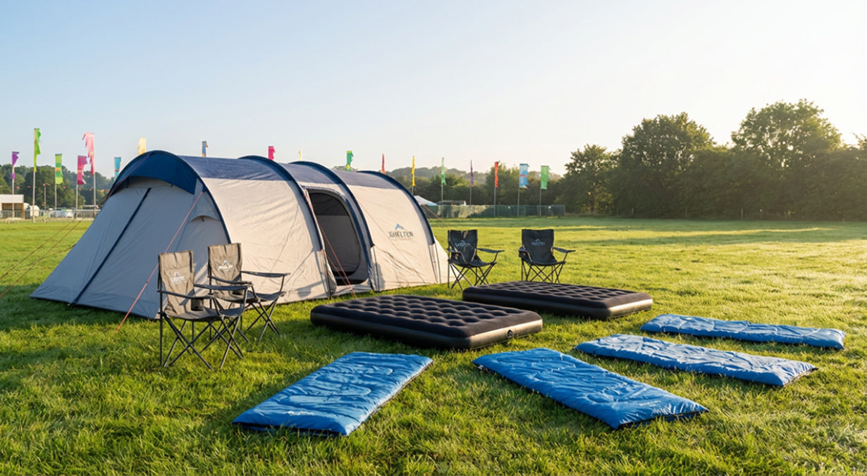 Festival-Set 4–6 Pers. – Crew 600 Zelt