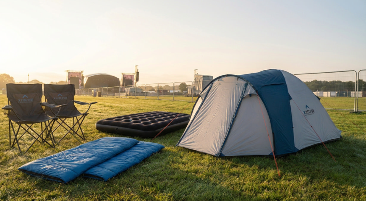 Festival-Set 2–4 Pers. – Vibe 400 Zelt